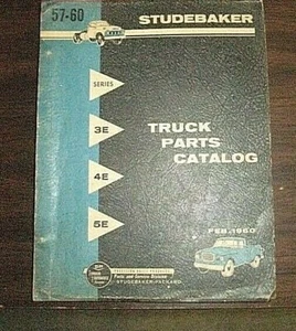 57-60 STUDEBAKER TRUCK PARTS CATALOG, Feb. 1960 - Bild 1 von 7