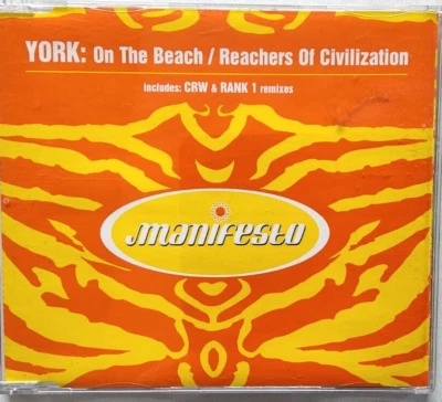 York – On The Beach / Reachers Of Civilization CD Single 2000 - Imagem 1 de 3