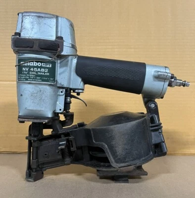 Metabo NV45AB2M HPT 1-3/4 Inch Wire Coil Roofing Nailer- FOR PARTS See Pictures - Image 1 of 4