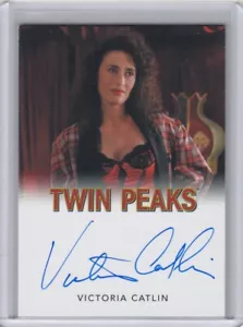 2019 TWIN PEAKS ARCHIVES - VICTORIA CATLIN (BLACKIE) AUTOGRAPH CLASSIC EL AB - Picture 1 of 1