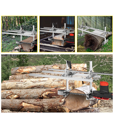 Chainsaw Mill Attachment Lumber Milling Planking Guide Bar Machine 36  Cross Cut • 89.99£