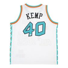 Shawn Kemp signed Adidas 1996 NBA All Star West Soul Swingman White Jersey JSA