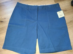 NWT Bass "Horizon Chino - Blue" Bermuda Shorts - SZ. 10 - Picture 1 of 5