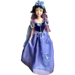 Disney Messing Schlüssel Porzellan Schneewittchen 18" Puppe Limited Edition lila Kleid 2005 - Bild 1 von 4