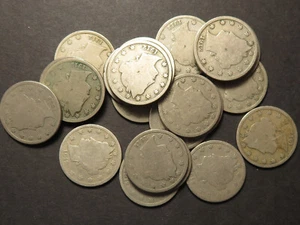 1 1912-D Liberty Nickel, Good Obverse, AG - Good Reverse - Picture 1 of 1