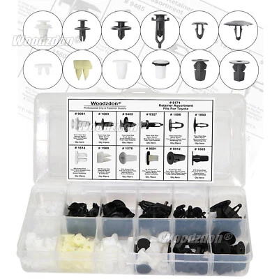 146 Clips Fender Door Hood Bumper Fastener Retainer Assortment 8174 For Toyota - image 1 of 4