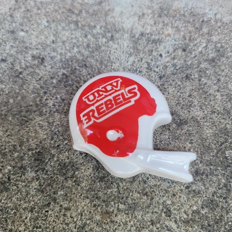 Vintage UNLV Runnin Rebels Fridge Magnet Football Helmet College Sports Ceramic Cover