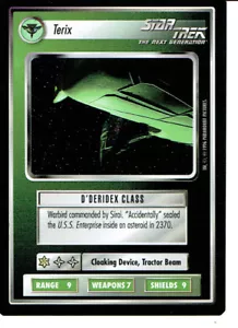 STAR TREK CCG Q CONTINUUM SELTENE KARTE TERIX - Bild 1 von 1