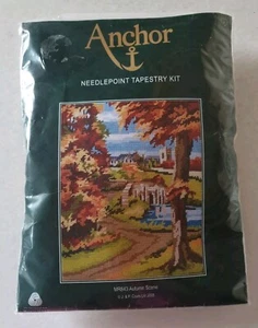 Anchor Needlepoint Autumn Scene Tapestry Kit 25 x 20 cm - Picture 1 of 3