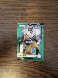 2024 Panini Prizm Football - Jaylen Warren #242 - Green Prizm Pittsburgh Steeler - Picture 1 of 2