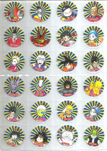 FLY TAZOS DRAGON BALL SUPER HERO Full Set 24/24 ECUADOR 2022 Flips Pogs Toei