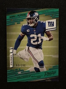 Panini Prestige Xtra Points 2021 verde/199 Jabrill Peppers #62 - Imagen 1 de 6
