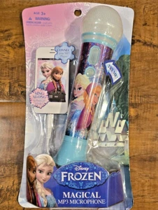 Disney Frozen Microphone Built-In Songs Flashing Lights Speaker MP3 Karaoke - Picture 1 of 4