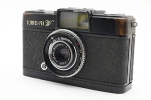 【CLA'd N MINT 】 Olympus Pen W Black Half Frame Film Camera 25mm f/2.8 Lens Japan - Picture 1 of 12