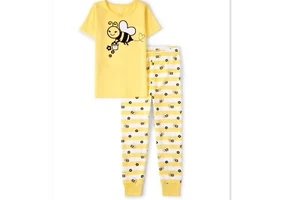NEW GYMBOREE GIRLS BUSY BEE GYMMIES PAJAMAS SLEEPWEAR NWT SIZE 7 - Picture 1 of 1