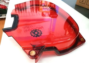 Zaklee Red Clear Timing Cam Gear Cover - Suits Mitsubishi EVO 7, 8, 8MR, Wagon - Picture 1 of 6
