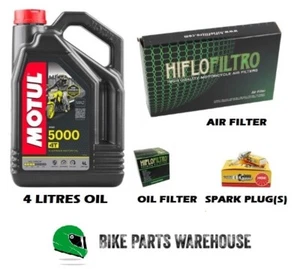 Kawasaki Z 750 R ABS 2011-2014 MOTUL OIL AIR FILTER SPARK PLUGS SERVICE KIT - Picture 1 of 3