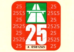 Schweizer Autobahnvignette Autobahn Vignette Schweiz CH 2025 - Bild 1 von 1