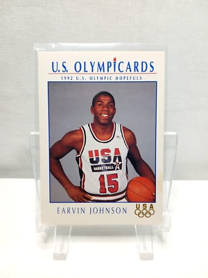 1992 Impel Olympicards Earvin Johnson #11 Lakers - Image 1 of 2