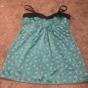 Red By MARC ECKO Tank Dress Top Sz Xl green Black - Picture 1 of 6