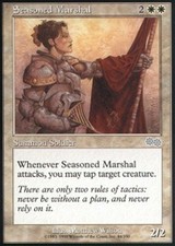 4x Seasoned Marshal MTG Urza's Saga NM Magic Regular