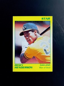1990 Star Rickey Henderson Oakland Athletics #1