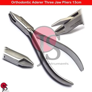 Dental Aderer Plier Three Prong Orthodontic Wire Bending Pliers Ortho - Picture 1 of 5