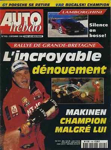 AUTO HEBDO Nr.1165 02.12.1998 HONDA CIVIC TYPE R BMW 323i WRC GROSSBRITANNIEN - Bild 1 von 1