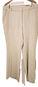 NEU Worthington Hose Pant Größe 16 W beige elfenbein hoher Bund - Bild 1 von 11