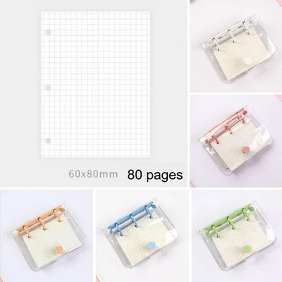 Mini 3-Ring Binder Diary Hand Book Stationery Notebook And Journal Scrapbooking - Image 1 of 4