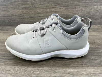 FootJoy eComfort Spikes Lace Up Golf Sneakers Shoes Women's Size 8 US Gray - Image 1 of 4