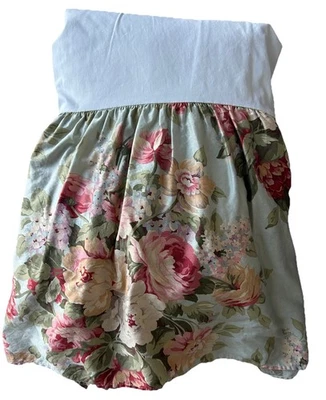 Vintage Ralph Lauren ‘Stone Harbor’ Floral Queen Bedskirt - Image 1 of 4