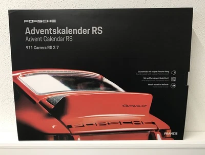 Adventskalender Porsche 911 Carrera RS 2.7 mit Sound und LED 1:24 + Buch - Bild 1 von 2