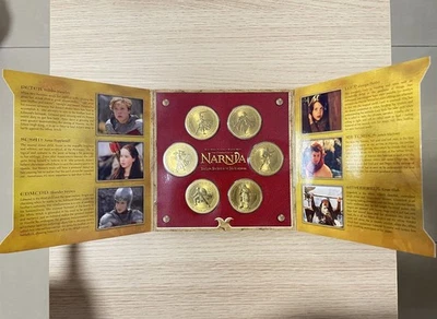 New Zealand 2006 Narnia 6pc 50 Cents Frosted Unc Set Australian Mint Walt Disney - Image 1 of 4