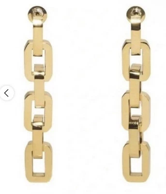 Eddie Borgo Chain Supra Link Earrings - Image 1 of 4