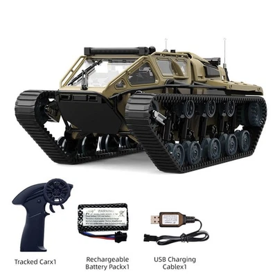 JJRC C8812 1/18 2.4GHz RC Drifting Tracked RTR Off Road Vehicle Car Lights - Image 1 of 4