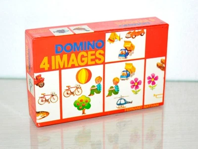 ancien DOMINO - 4 images - jeu éducatif - Fernand Nathan - Vintage années 70 80 - Photo 1/2