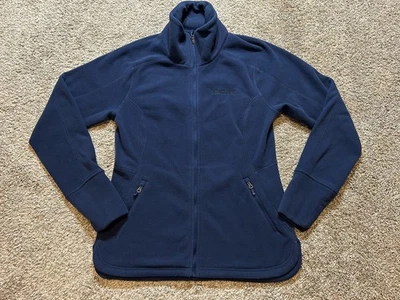 Marmot Jacket Womens M Dark Blue Pisgah Fleece Full-Zip Mock Neck R89370 - Image 1 of 4