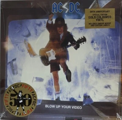 AC/DC - Blow Up Your Video(2024) *NEW Sealed 50th Anniversary Gold Vinyl Record* - Image 1 of 4