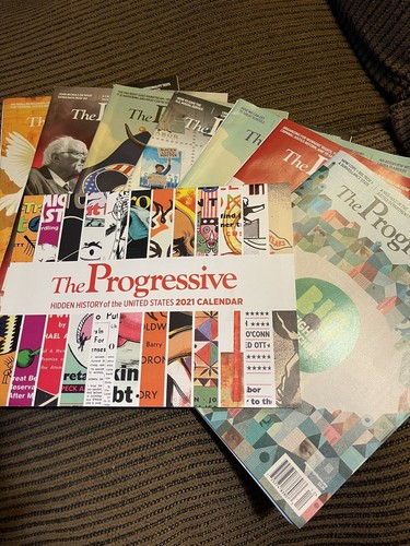 The Progressive magazine Complete 2021 Incl calendar VG shipping Incl ...