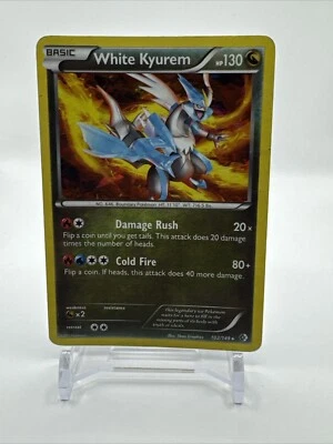 Pokémon TCG White Kyurem 102/149 Boundaries Crossed Cracked Ice Holo Rare LP/MP - Image 1 of 4