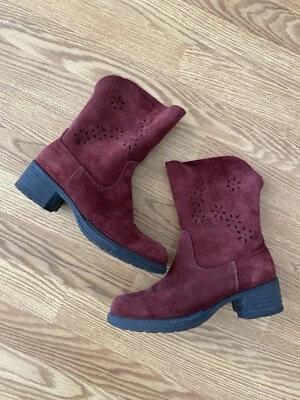 Botas Granate Boho Western Gruesas Tacón Bloque Marca: Martino Foto 1 de 4