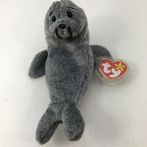 Slippery Seal Retired Ty Beanie Babies  DOB January 17, 1998 Hologram 1999 - Picture 1 of 11