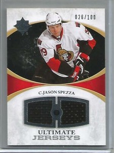 Jason Spezza 10/11 Ultimate Collection Game Used Jersey #026/100