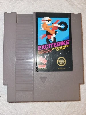 Excitebike Vintage  NES  Game..Works!! - Image 1 of 2
