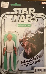 Cubierta de figura de acción firmada por Tim Rose - GENUINA de Star WarscAckbar - Imagen 1 de 1