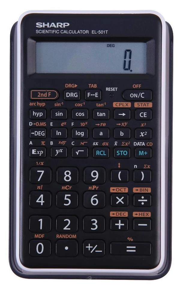 Scientific Calculator EL-501T, Black and White - SH-EL501TBWH - Image 1 of 1