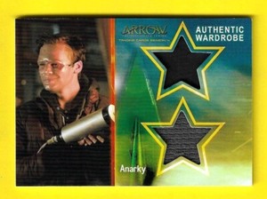2017 Cryptozoic Arrow Season 4 Dual Wardrobe Relic DM2 Alexander Calvert /Anarky
