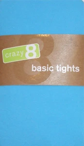 New Turquoise Blue Crazy 8 by Gymboree Tights Size L 10-12 NIP NWT - Picture 1 of 1