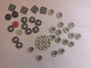 PIONS LOT TOKENS /PIRATE/ THE EVERRAIN GRIMLORD G121 - Imagen 1 de 1